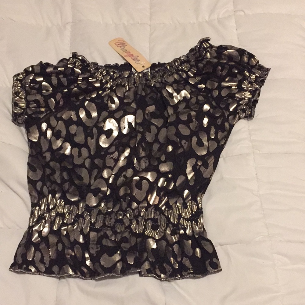 Wrangler metallic blouse